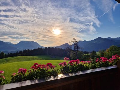 Aussicht vom Balkon - Appartement