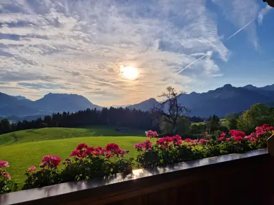 Aussicht vom Balkon - Appartement
