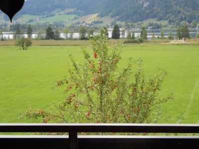 Blick vom Balkon auf den Walchsee