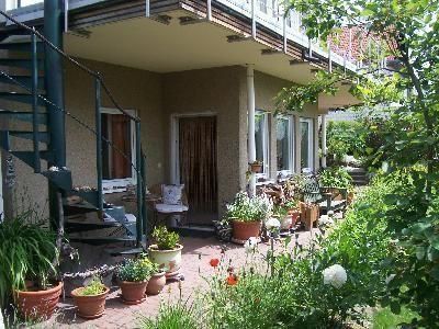 Ferienwohnung - Ausgang zum Garten