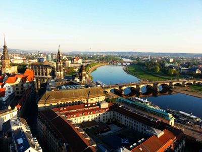 Blick auf Dresden