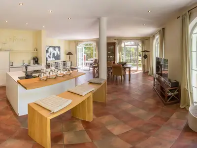 Offene Küche mit Wohnzimmer