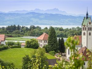 Gattnau mit Alpenpanorama u. Bodensee