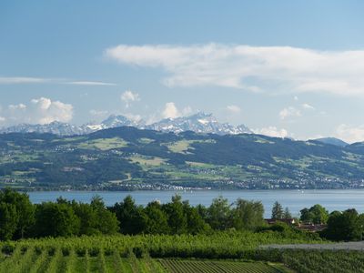 Bodensee und die Berge