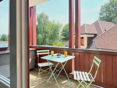 Sitzgelegenheit auf dem Balkon