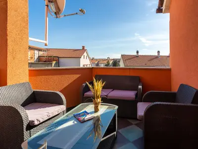 outside