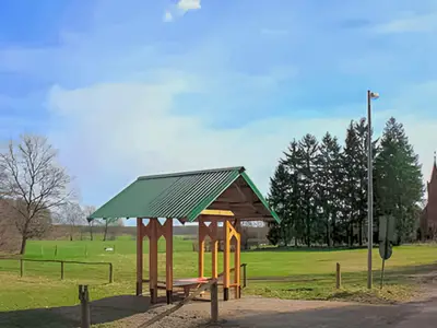 outside