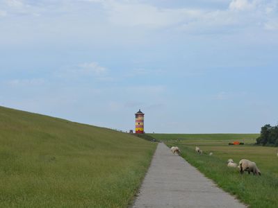 Ausflug zum Pilsumer Leuchtturm (Otto- Leuchtturm)