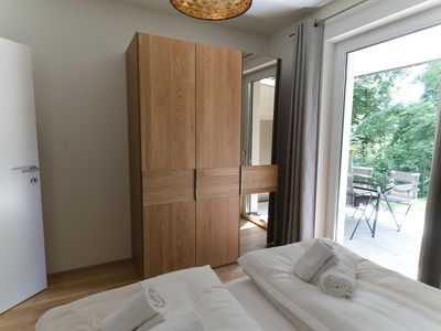 Schlafzimmer und Schrank