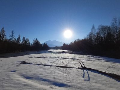 Isar nur 100 Meter entfernt