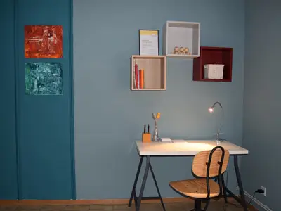 Wohnzimmer Arbeitsbereich