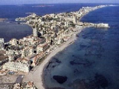 La Manga from the air