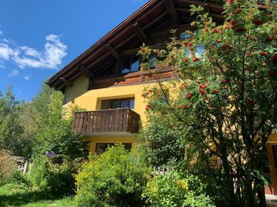 Balkon Wohnung Grün im Sommer