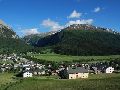 Blick auf La Punt-Chamuesch
