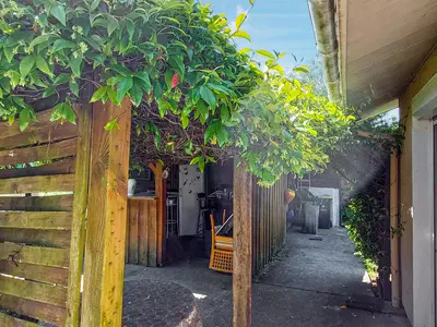 outside