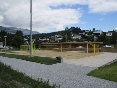 Beach-Volleyballfeld am Laaxer See