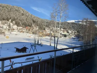 Aussicht vom Zimmerfenster