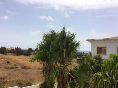Ausblick aus dem Fenster. Balkonaussicht
