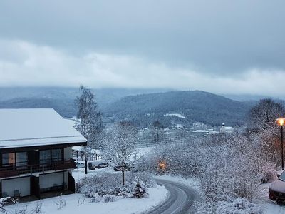 Blick vom Balkon