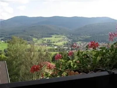 Blick vom Balkon auf unsere "8-Tausender"
