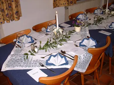 Gedeckter Tisch Gast
