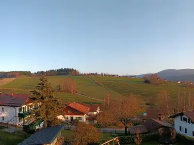 Blick vom Balkon