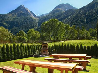 Grillplatz im Garten