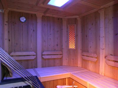 Wellness Sauna und Dampfbad im Haus Alpina