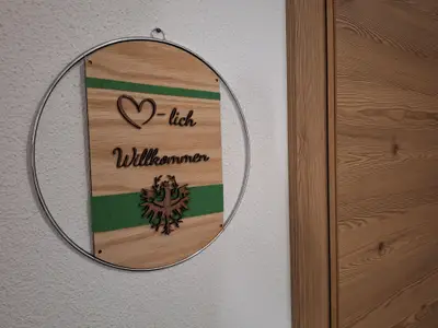 Willkommensschild