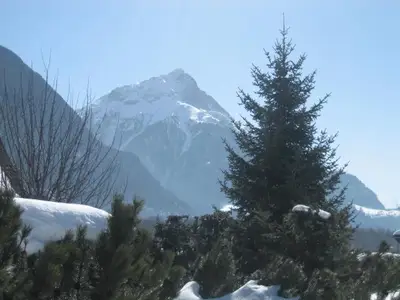 Aussicht von Ferienwohnung 1 - Winter