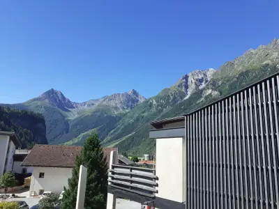Blick vom Balkon