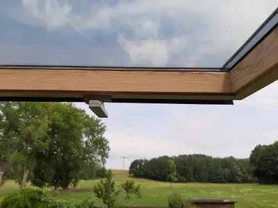Blick aus der Ferienwohnung