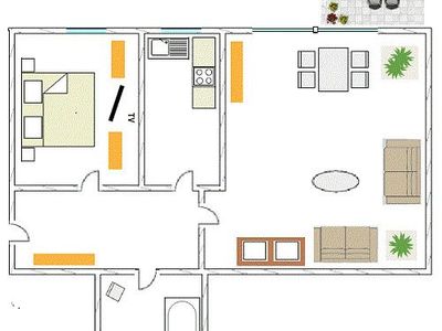 Ferienwohnung für 4 Personen (54 m²) in Langeoog 6/10