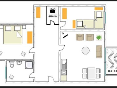 Ferienwohnung für 4 Personen (50 m²) in Langeoog 4/10