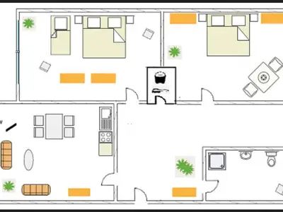 Ferienwohnung für 5 Personen (54 m²) in Langeoog 5/10