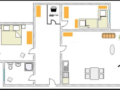 Ferienwohnung für 4 Personen (50 m²) in Langeoog 5/10