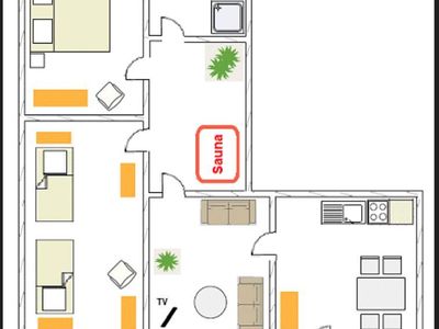 Ferienwohnung für 4 Personen (55 m²) in Langeoog 6/10