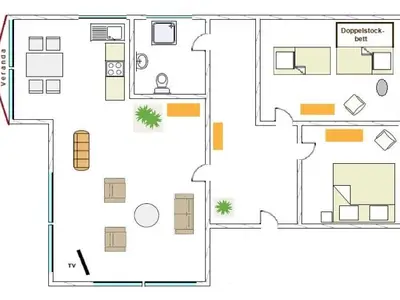 Ferienwohnung für 5 Personen (59 m²) in Langeoog 5/9