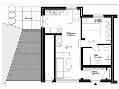 Ferienwohnung für 2 Personen (46 m²) in Langeoog 9/9