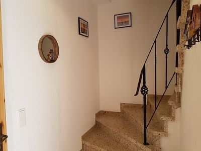 Treppe zur Ferienwohnung