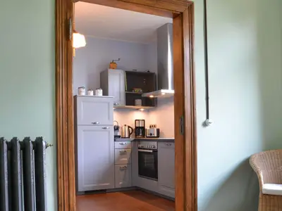 Esszimmer mit Blick in die Küche