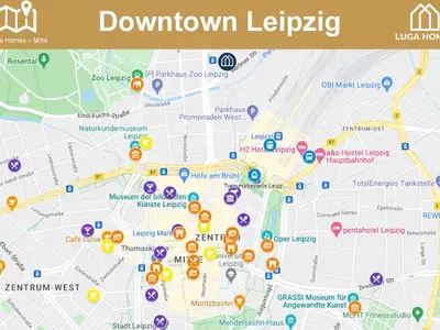 Ferienwohnung für 4 Personen (66 m²) in Leipzig 3/10