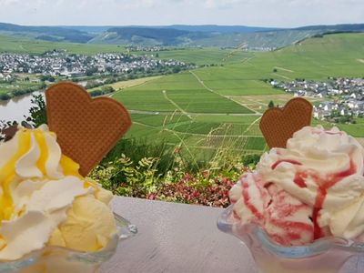 schöne Aussicht leiwen beim wandern