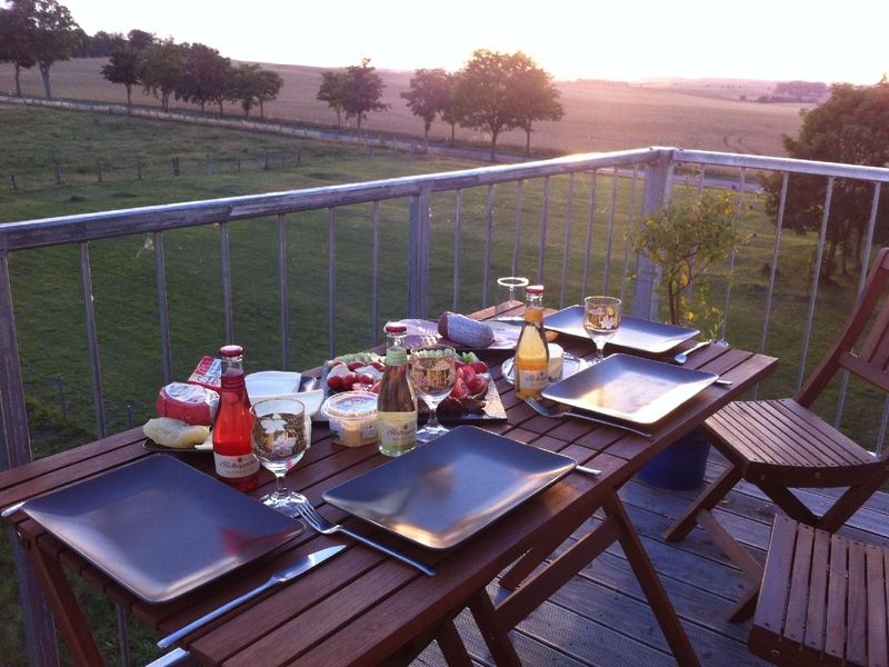 Balkon. Erholung, Natur pur