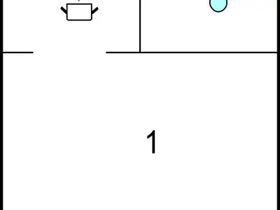 Ferienwohnung für 2 Personen (28 m²) in Lembruch 1/10