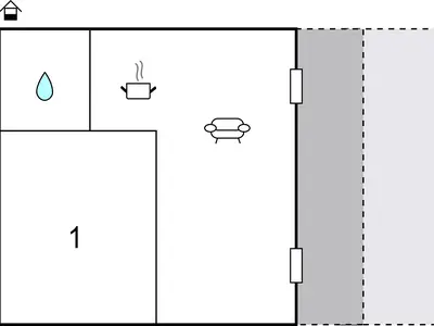 Ferienwohnung für 4 Personen (39 m²) in Lembruch 1/10