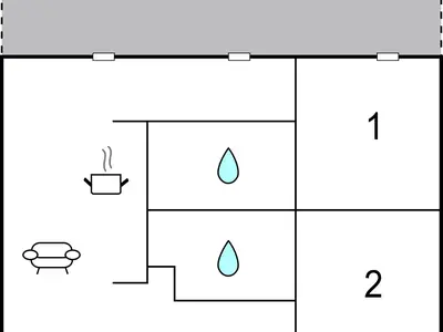 Ferienwohnung für 6 Personen (80 m²) in Lembruch 1/10