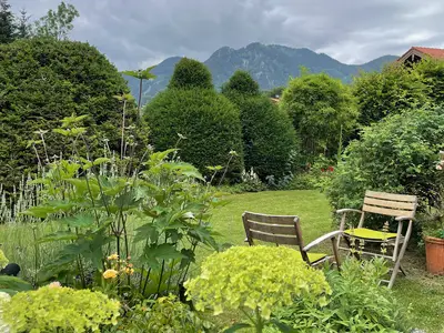 Das Brauneck - Gartenblick