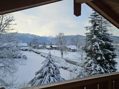 Südloggia im Winter
