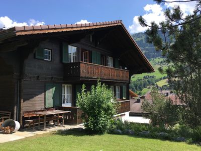 Chalet Chriba Garten